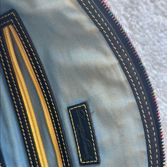 Dooney & Bourke Black Handbag with Colorful Logo - Picture 13 of 16